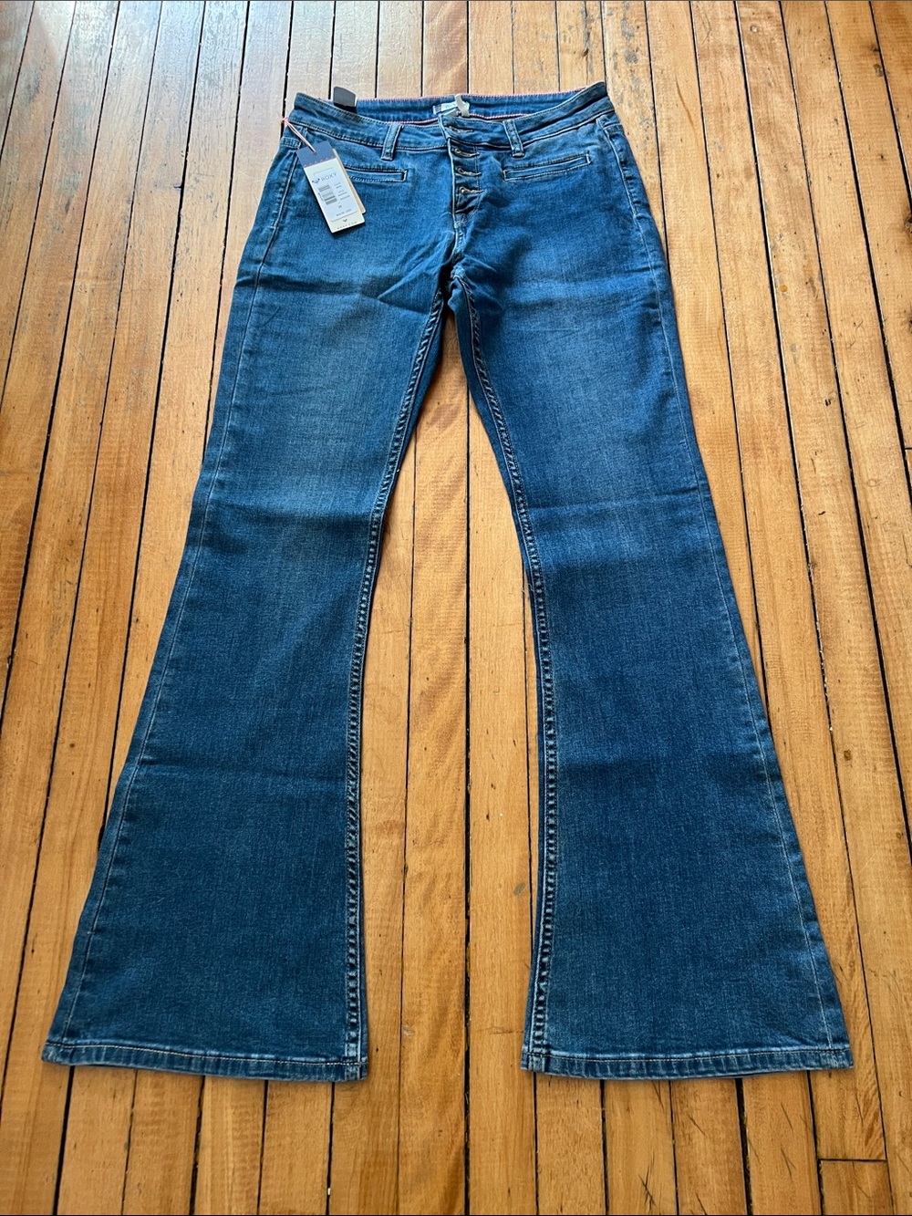 Roxy Dark Blue Flare Jeans